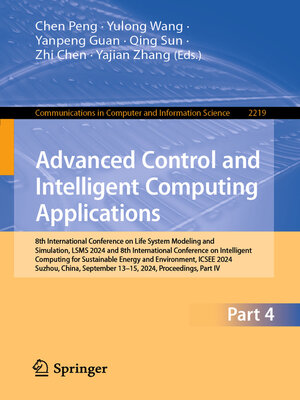 cover image of Advanced Control and Intelligent Computing Applications